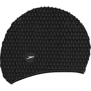 384314.jpg כובע שחייה מסיליקון Speedo שחור
