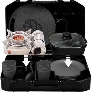 מזרן זוגי Glamp עם משאבה אפור