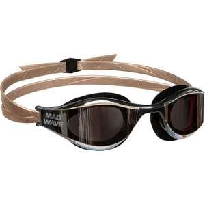 398717.jpg משקפת שחייה Mad Wave Aqua Fusion Mirror שחור-זהב