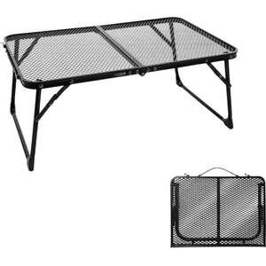 שולחן קמפינג מתכתי מתקפל 70 ס"מ Fenix ICAMP שחור