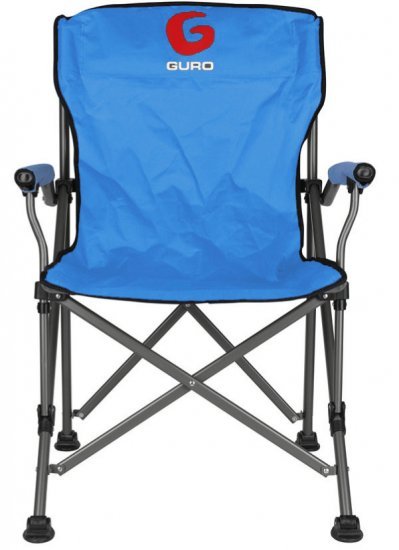 כיסא קמפינג מתקפל מבית Guro - צבע כחול