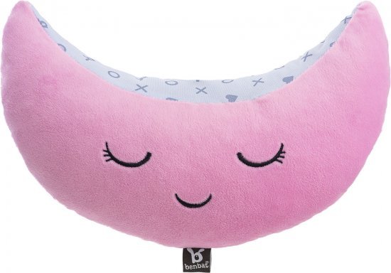 כרית תמיכה בצורת ירח Benbat - צבע ורוד