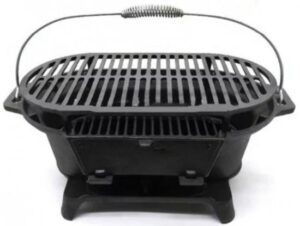 גריל שולחני לקרניבורים היבאצ'י מברזל יצוק 21X50X24 ס''מ Gorilla