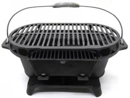 גריל שולחני לקרניבורים היבאצ'י מברזל יצוק 21X50X24 ס''מ Gorilla