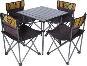 סט שולחן עם 4 כסאות מתקפלים Playa