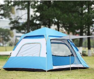 אוהל פתיחה מהירה ל- 4 אנשים Playa Hercules - צבע כחול תכלת