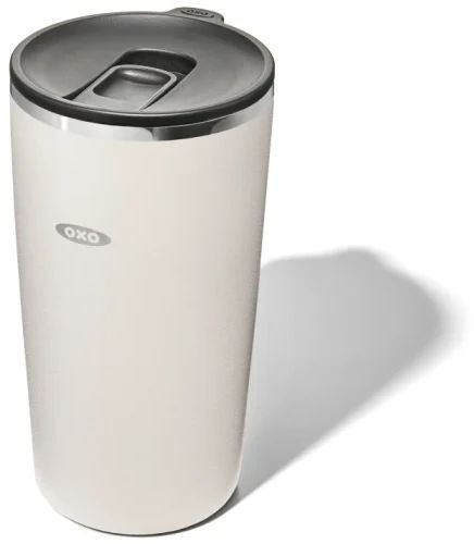 כוס תרמית עם סגירה קלה 475 מ”ל מבית OXO - צבע לבן