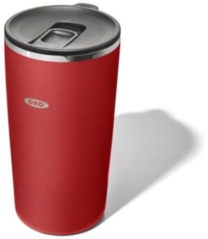 כוס תרמית עם סגירה קלה 475 מ”ל מבית OXO - צבע בורדו