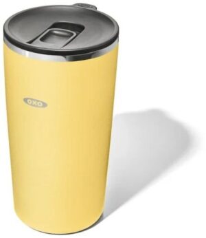 כוס תרמית עם סגירה קלה 475 מ”ל מבית OXO - צבע צהוב