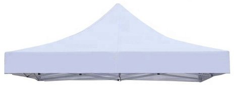 כיסוי בד לגזיבו 3x3 מטר Playa - צבע לבן