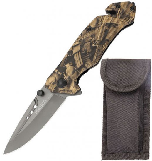 אולר מתקפל מעוצב + נרתיק Kasco