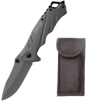 אולר מתקפל מנירוסטה + נרתיק Kasco