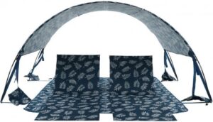 ערכת חוף ים NGL - מחצלת חוף + 2 מיטת חוף + צילייה + תיק