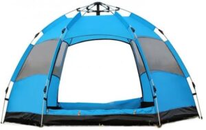 אוהל פתיחה מהירה משושה 2.4 דגם אבנר Playa - צבע כחול