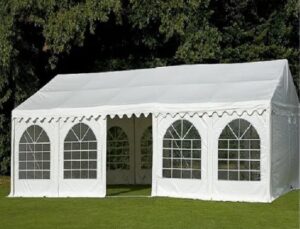 אוהל 4X10 לאירועים פרמיום מחוזק PVC מבית Playa - צבע לבן