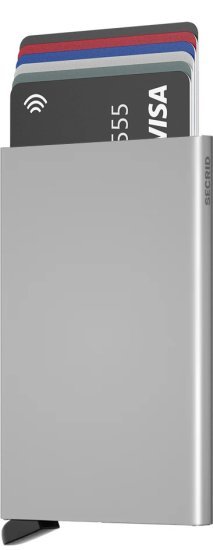 ארנק כרטיסים בעל הגנת RFID / NFC דגם Secrid Cardprotector - צבע כסוף