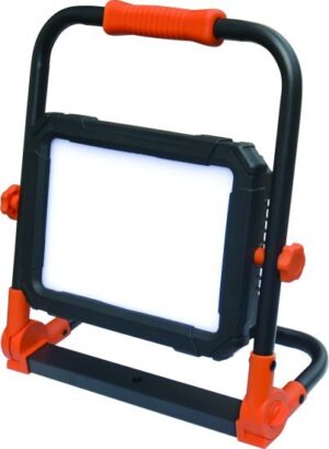 פנס הצפה נטען NISKO WORKER PLUS IP54 100W - צבע שחור / כתום - גוון תאורה 6000K