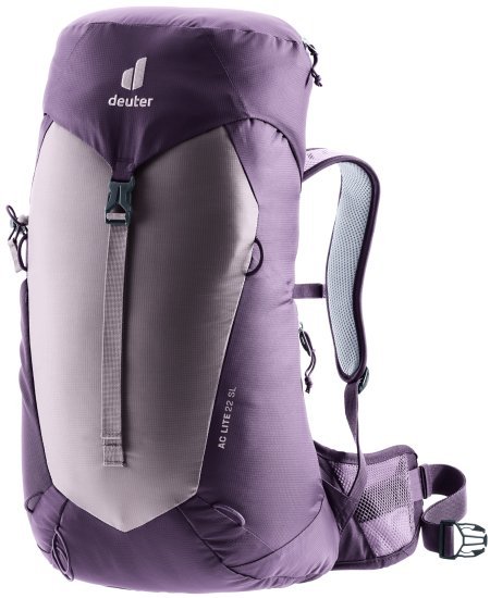 תיק גב לנשים 22 ליטר דגם Deuter AC Lite SL - צבע סגול / לבנדר