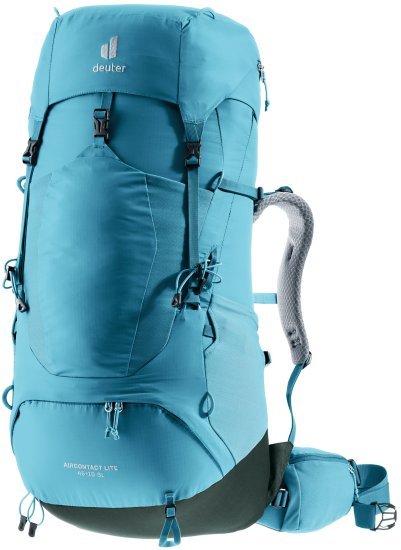 תיק גב לנשים 45+10 ליטר דגם Deuter Aircontact Lite SL - צבע כחול