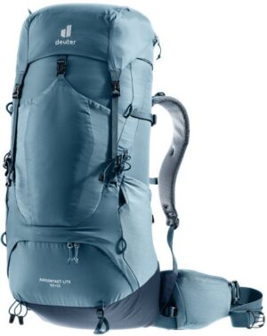 תיק גב 50+10 ליטר דגם Deuter Aircontact Lite - צבע כחול אטלנטי