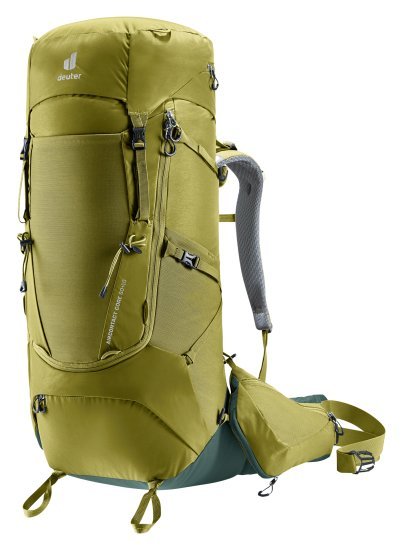 תיק גב 70+10 ליטר דגם Deuter Aircontact Core - צבע קקטוס