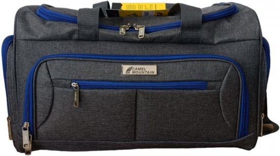 תיק נסיעות מתקפל 33 ליטר לטיסות ולספורט Camel Mountain Xbox - צבע אפור / כחול