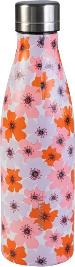 בקבוק תרמי מנירוסטה 500 מ''ל מבית Arcosteel - צבע פרג