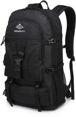 תיק גב מתרחב 40+5 ליטר דגם The Corporate Pro מבית Camel Mountain - צבע שחור