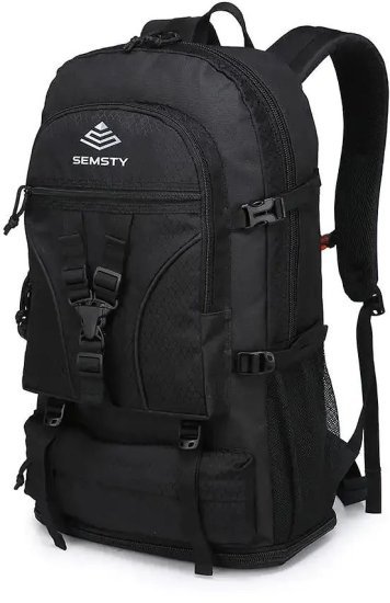 תיק גב מתרחב 40+5 ליטר דגם The Corporate Pro מבית Camel Mountain - צבע שחור