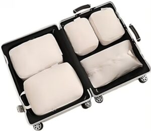 סט תיקי אחסון פרמיום 4-10 ליטר 6 חלקים דגם The Frost Ultra מבית Camel Mountain - צבע בז'