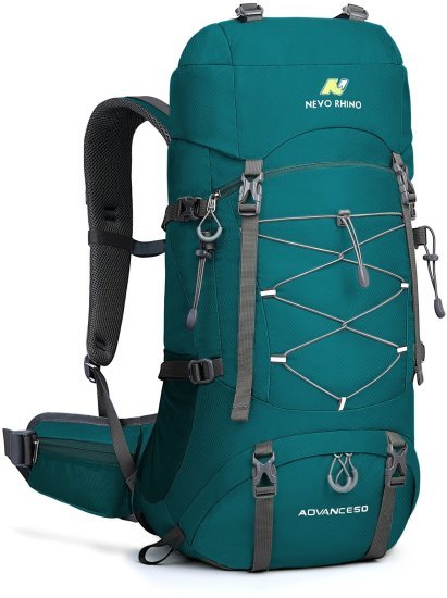 תיק גב 50 ליטר דגם Nevo Extreme מבית Camel Mountain - צבע ירוק