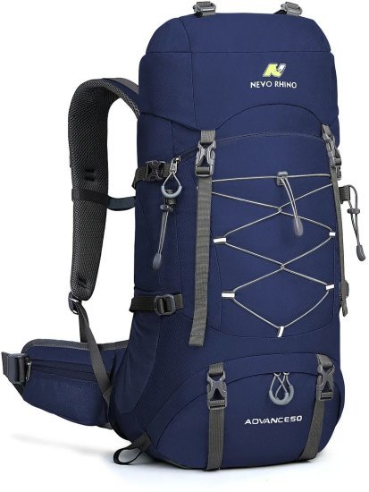 תיק גב 50 ליטר דגם Nevo Extreme מבית Camel Mountain - צבע כחול