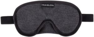 כיסוי עיניים בשילוב ג'ל מבית Travelon - צבע פחם