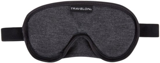 כיסוי עיניים בשילוב ג'ל מבית Travelon - צבע פחם