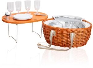 סלסלת פיקניק שולחן ל-4 מבית I-CAMP