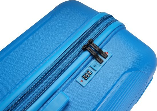 מזוודת טרולי קשיחה בגודל 20 אינץ' דגם Infinity מבית Camel Mountain - צבע שנהב