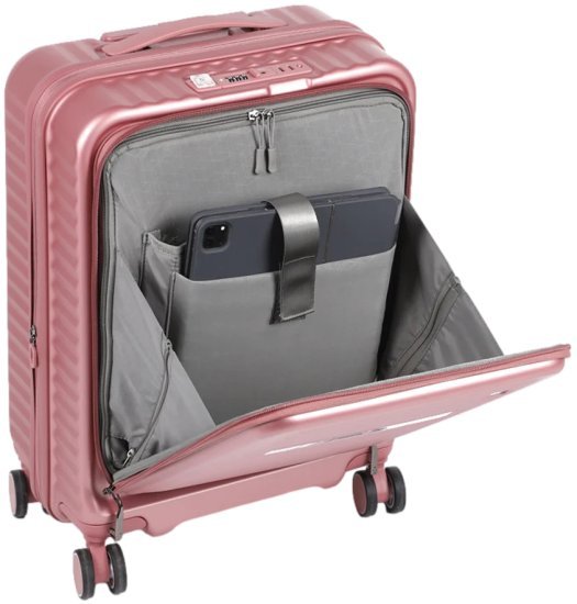 סט מזוודות קשיחות 20+24+28 אינץ' דגם MLS500 מבית Miracase - צבע ורוד