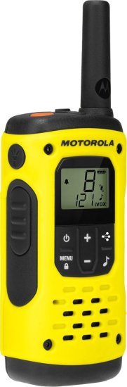 זוג מכשירי ווקי טוקי Motorola TALKABOUT T92 H2O -  צבע צהוב / שחור