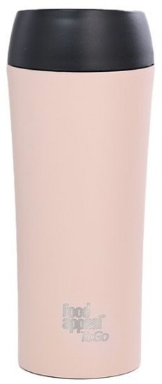 מאג לגימה תרמי שומר קור / חום 350 מ''ל סדרת To Go מבית Food Appeal - צבע ורוד בהיר