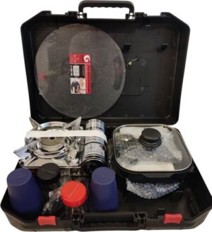 ערכת בישול לשטח ל-6 סועדים דגם GUS159 מבית Guro - צבע כחול