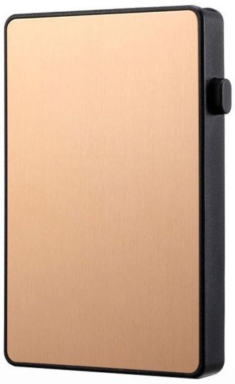 מחזיק כרטיסים יוקרתי RFID דגם The Axiron מבית Camel Mountain - צבע זהב