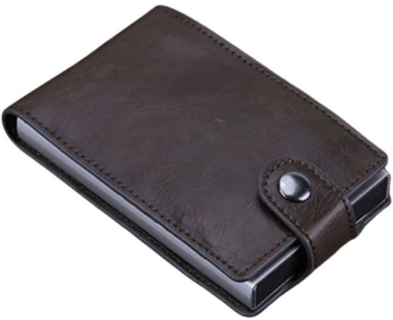 ארנק כרטיסים RFID דגם The Classic Popup מבית Camel Mountain - צבע אפור כהה