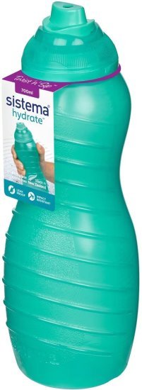 בקבוק שתייה Davina מסדרת Sistema - Hydrate - נפח 700 מ''ל - צבע מנטה