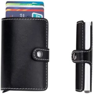 ארנק כרטיסים נשלף RFID דגם Element מבית Camel Mountain - צבע שחור