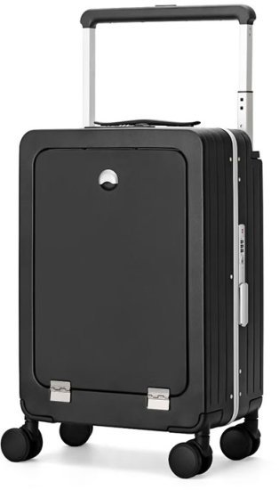 מזוודת עסקים Luxury בגודל 20 אינץ’ מבית Australian Adventurer - צבע שחור