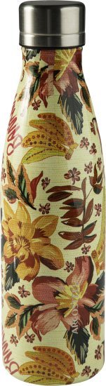 בקבוק תרמי מנירוסטה 500 מ''ל מבית Arcosteel - בננה ופרחים