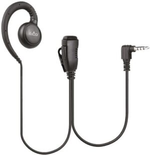 אוזניית קונכייה C-Shape CL-300 עם מיקרופון תואם MOTOROLA מבית ECO - צבע שחור