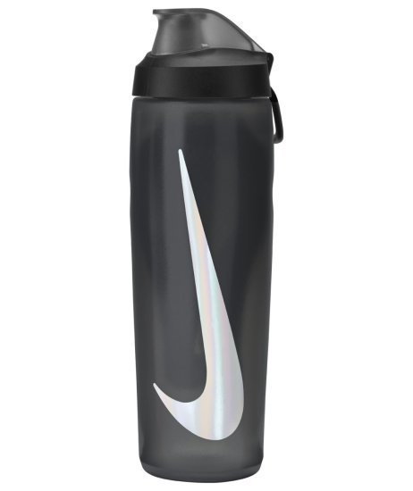 בקבוק שתיה לחיץ עם מכסה 700 מ''ל Nike Refuel - צבע שחור