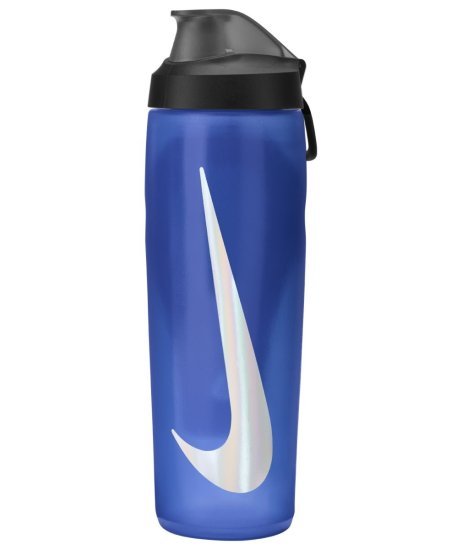 בקבוק שתיה לחיץ עם מכסה 700 מ''ל Nike Refuel - צבע כחול רויאל