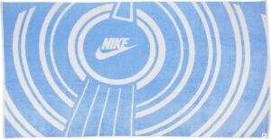 מגבת חוף ענקית 183x102 ס''מ Nike - צבע כחול / לבן
